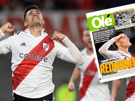 Pablo Solari se gana una portada de Olé y la prensa argentina lo llena de elogios