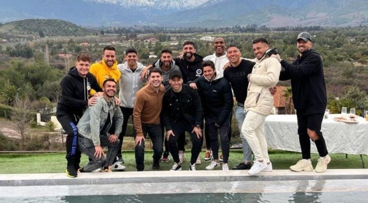 El Cacique se unió para celebrar al cumpleañeros Gabriel Suazo. | Foto: Instagram.