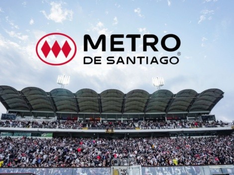Metro de Santiago deja sin movilización a los hinchas de Colo Colo