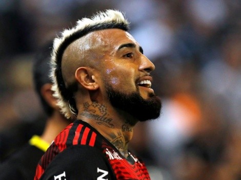 La estremecedora arenga del DT de Flamengo tras la muerte del padre de Vidal