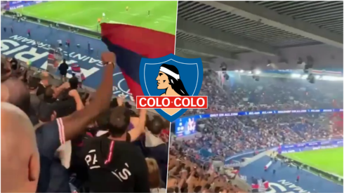 Hincha se viraliza cantando las canciones de Colo Colo en partido del PSG vs Marsella.