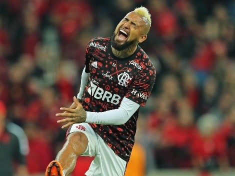 Vidal enciende las alarmas en Flamengo a días de la final de la Libertadores