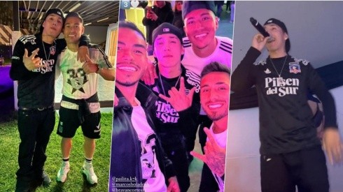 Pailita fue el encargado de animar la fiesta de celebración de Colo Colo.