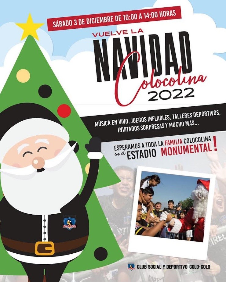 La navidad colocolina vuelve tras tres años | Imagen: CSD Colo Colo