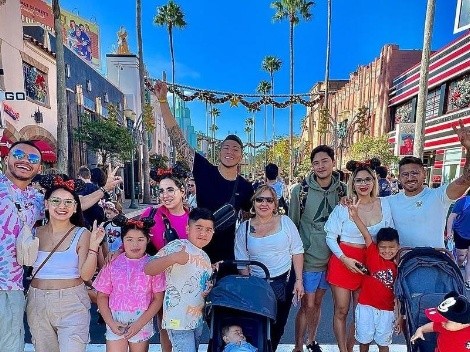 Cortés, Bolados y Suazo pasan sus vacaciones en Disney World