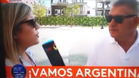 Periodista argentina no tenía idea que entrevistaba a Borghi.