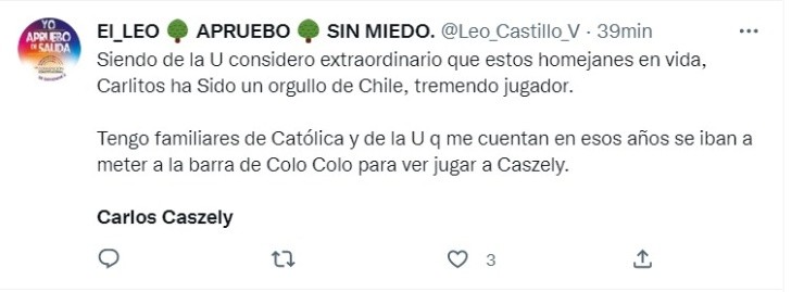Hinchas de la U se rinden a los pies de Carlos Caszely.