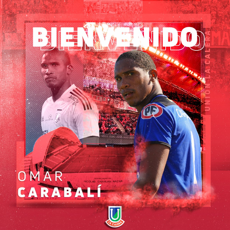 Omar Carabalí es nuevo jugador de Unión La Calera | Imagen: Unión La Calera