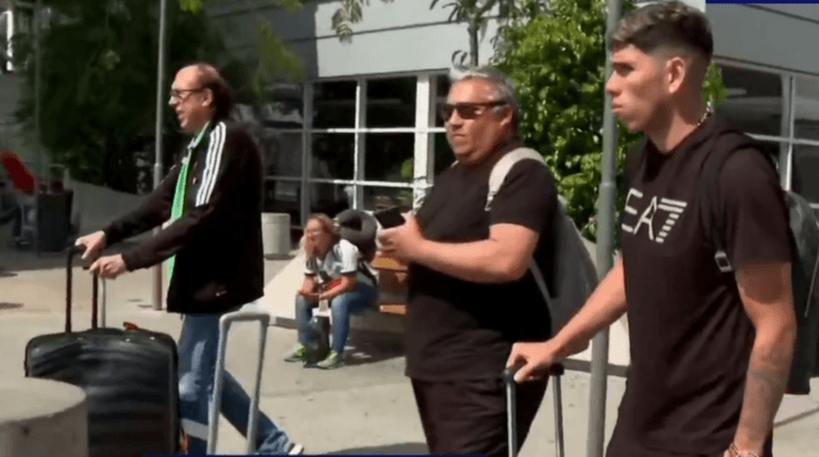 Carlos Palacios ya está en Argentina para unirse a Colo Colo | Imagen: Captura TNT Sports