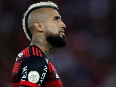 Vidal ve acción en la derrota del Flamengo en el Mundial de Clubes
