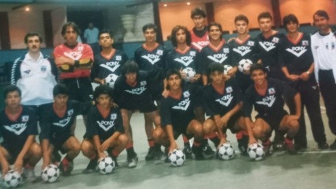 El plantel de Colo Colo Futsal campeón 1993