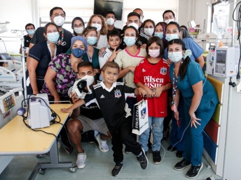 Video: La tremenda iniciativa de Colo Colo en el Hospital San Juan de Dios