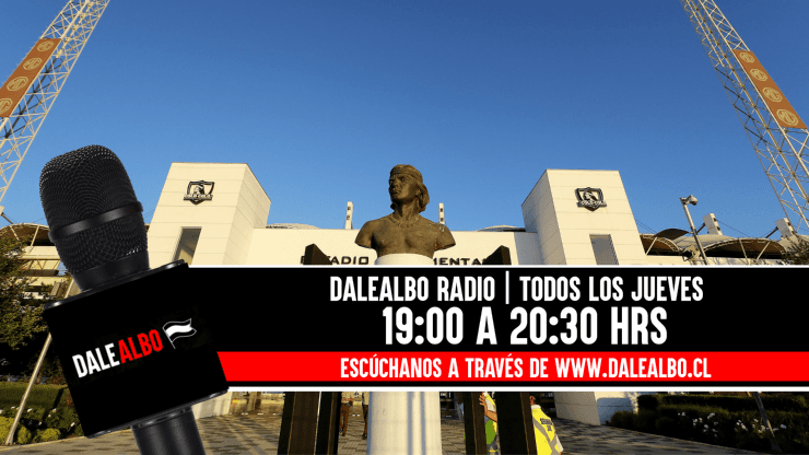 Las noticias de Colo Colo llegan en DaleAlbo Radio