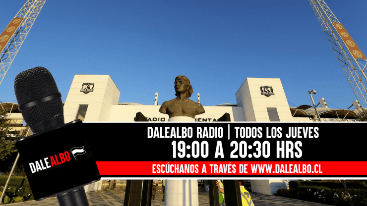 Toda la actualidad de Colo Colo llega en DaleAlbo Radio de 19:00 a 20:30 hrs