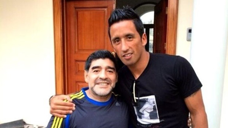 Barrios se ganó los elogios de Maradona.