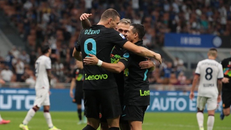 Alexis aporta una asistencia en goleada del Inter