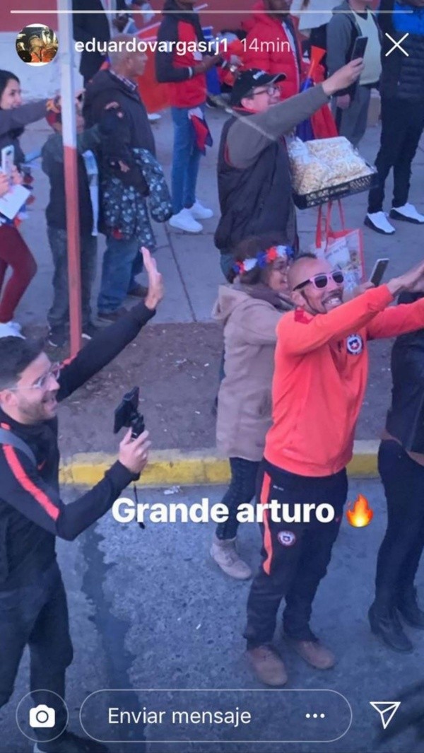 Instagram de Eduardo Vargas