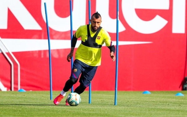 Arturo Vidal en Barcelona Arturo Vidal en Barcelona
