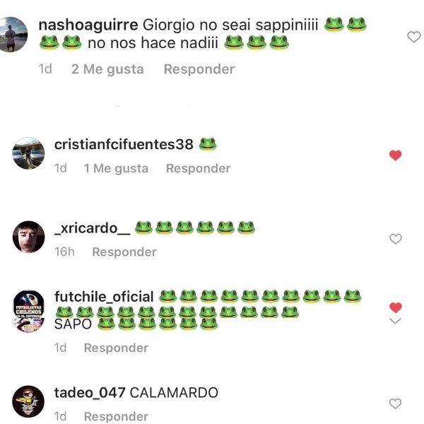 Los comentarios a Chiellini