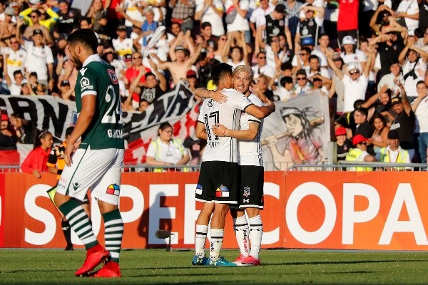 Jaime Valdés cerró el 3-0 ante Wanderers en la Supercopa 2018 con un golazo.
