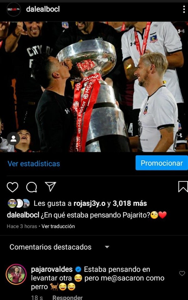 El comentario de Jaime Valdés