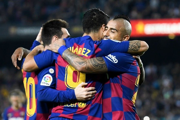 Vidal se ha vuelto uno más en el grupo de los referentes del Barcelona / FOTO: Getty Images