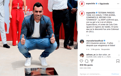 Marcelo Ríos Esteban Paredes Colo Colo Marcelo Ríos Esteban Paredes Colo Colo
