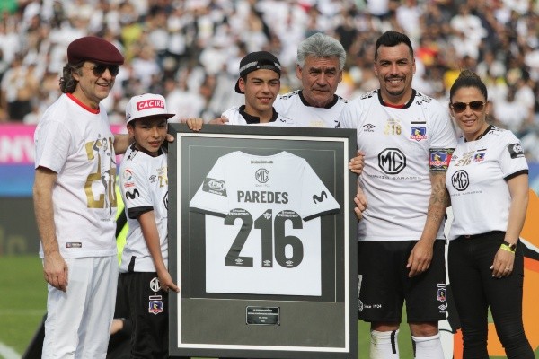 5 de octubre de 2019, el último gol de Paredes en Colo Colo.