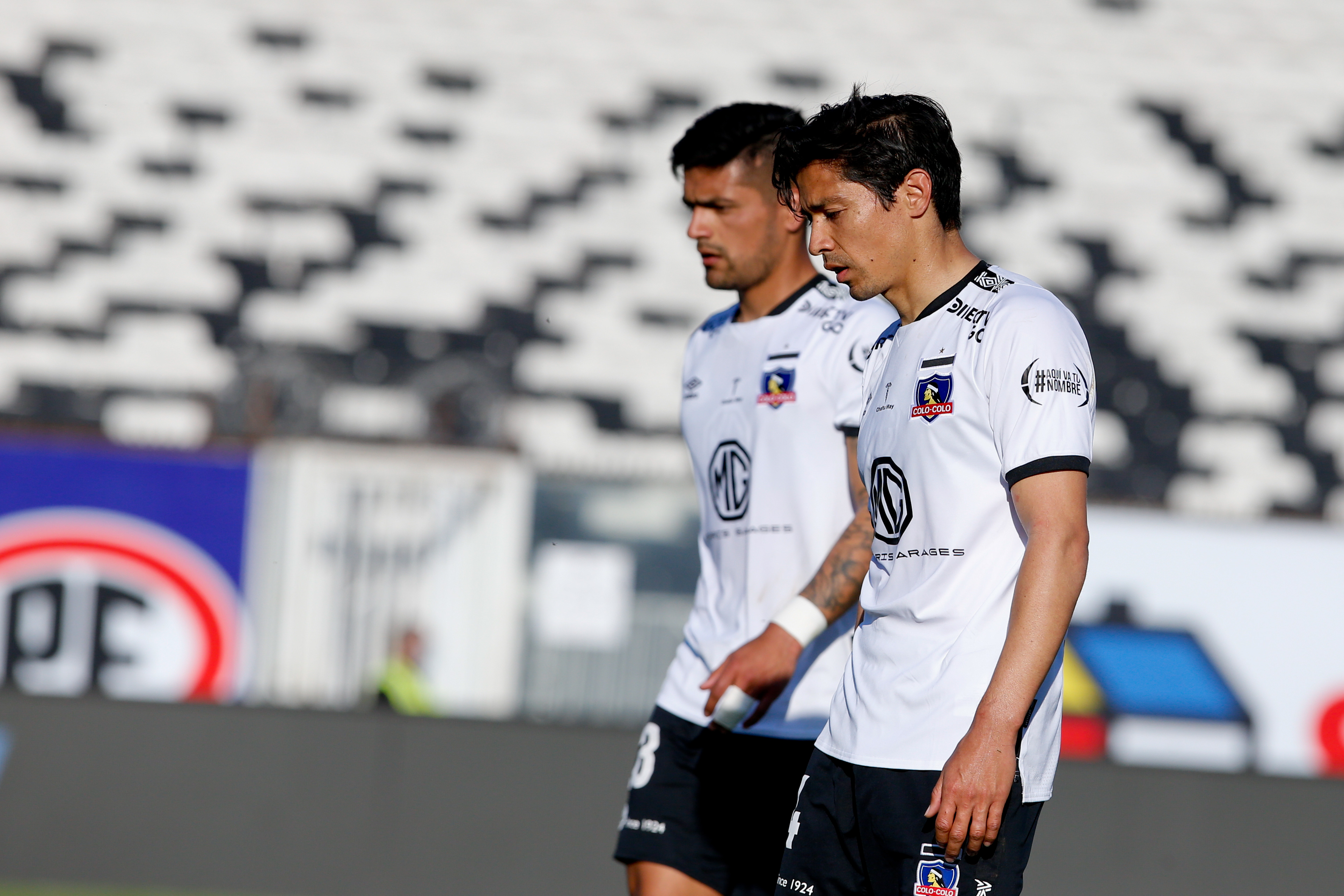 La desazón es evidente en los jugadores de Colo Colo que no logran revertir el mal momento.