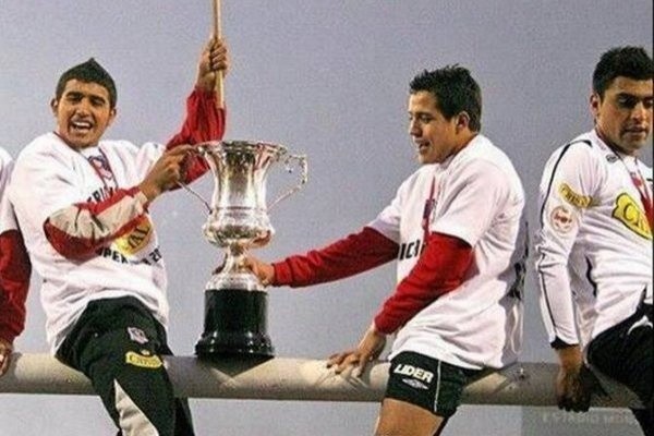 Arturo Vidal y Alexis Sánchez en Colo Colo Arturo Vidal y Alexis Sánchez en Colo Colo