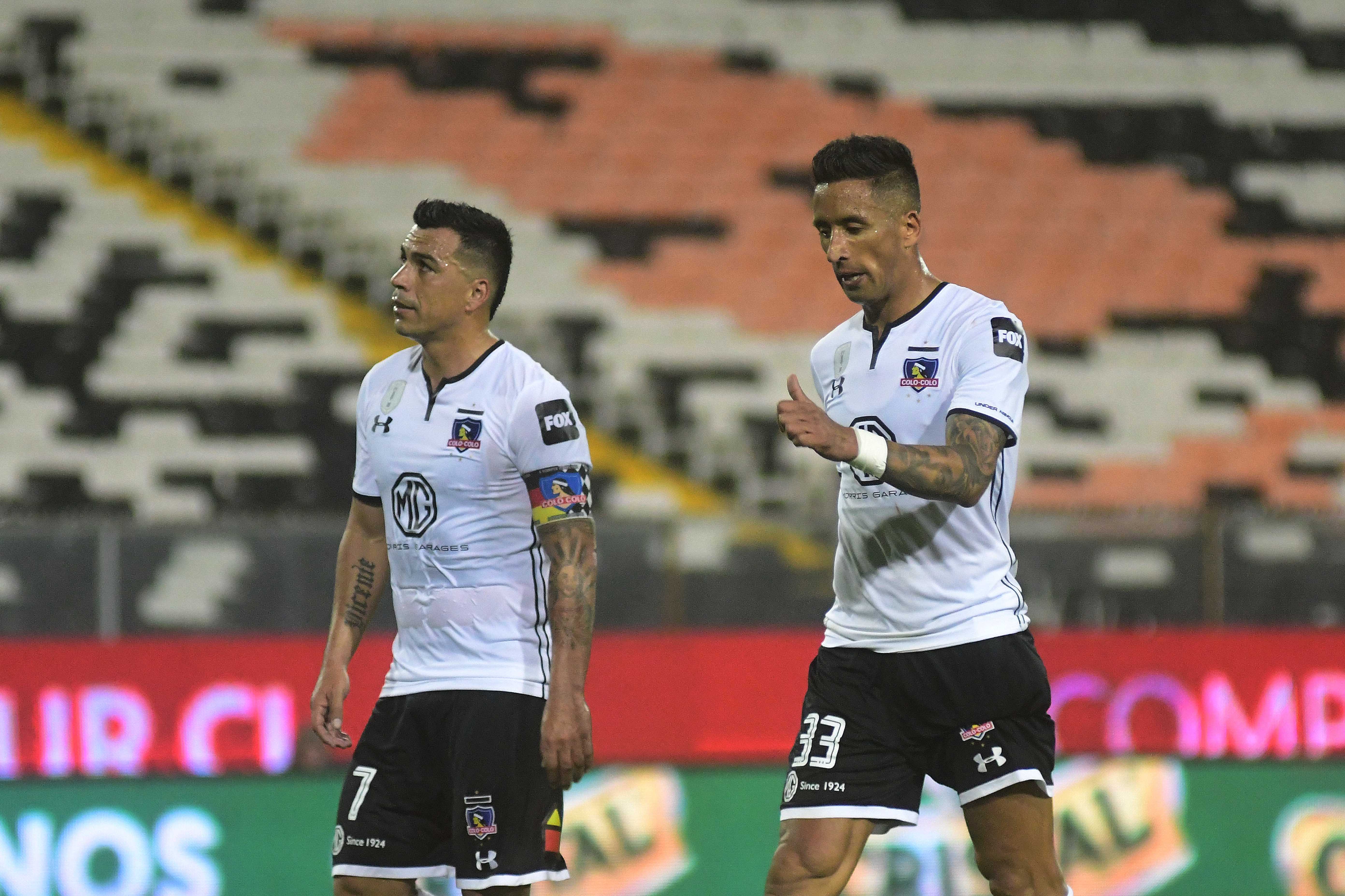 Lucas Barrios y Esteban Paredes Lucas Barrios y Esteban Paredes
