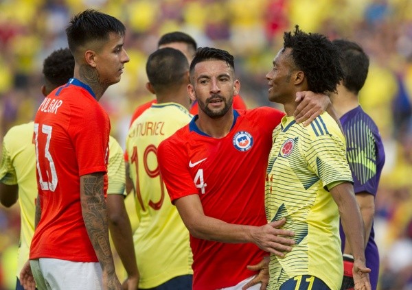 Mauricio Isla ante Colombia Mauricio Isla ante Colombia