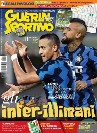 Arturo Vidal y Alexis Sánchez en la revista Guerin Sportivo Arturo Vidal y Alexis Sánchez en la revista Guerin Sportivo