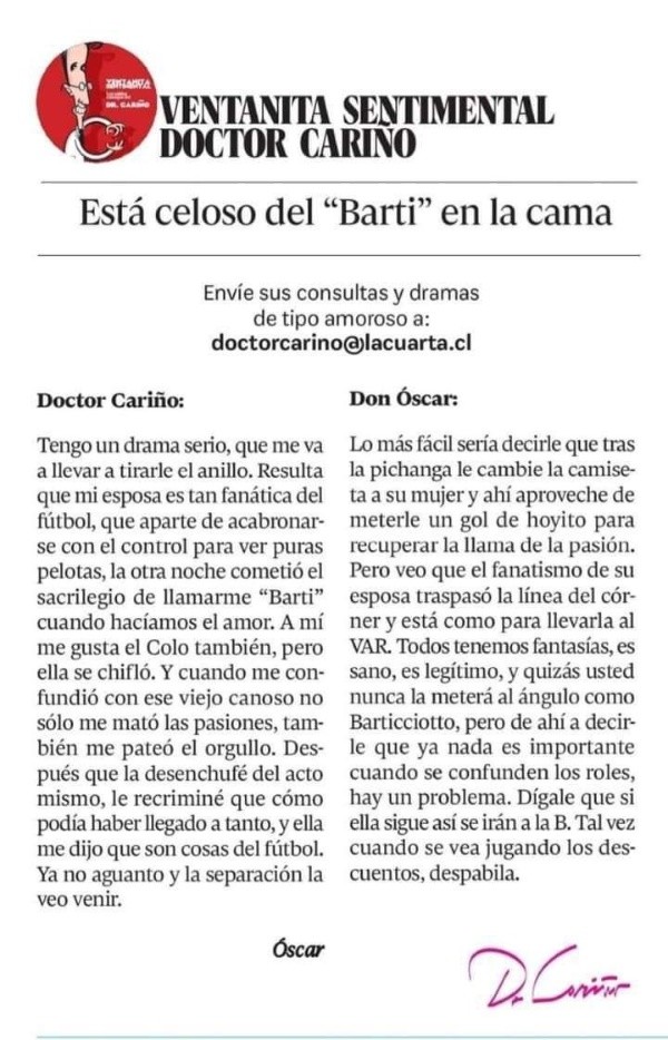 El caso del día con el doctor Cariño