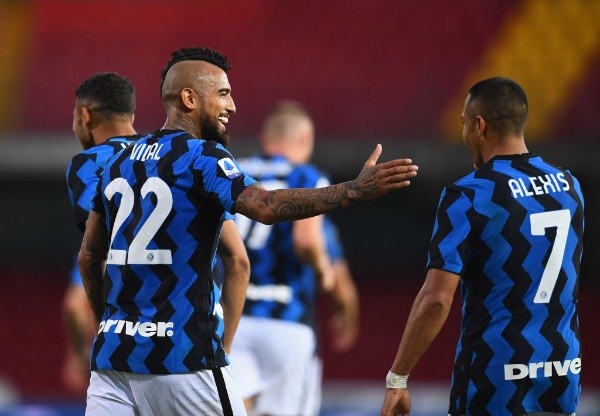 Vidal y Alexis ante el Real Madrid