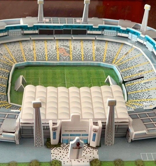 El puzzle 3D del Estadio Monumental para armar en casa.