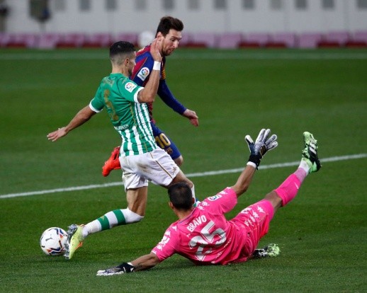 Messi fue un problema sin solución para la defensa del Betis / FOTO: Getty Images