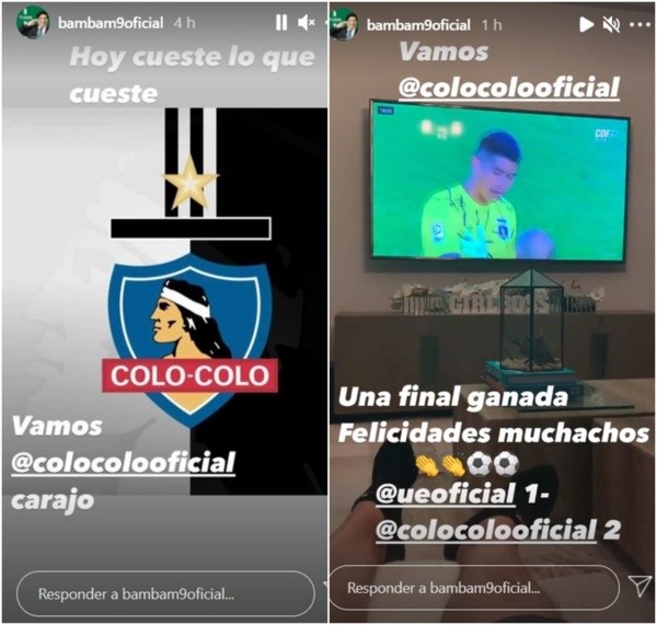 Iván Zamorano – Acompañó minuto a minuto a Colo Colo | Foto: Captura