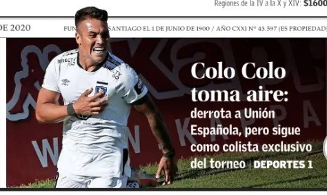 Portada – El Mercurio | Foto: Captura