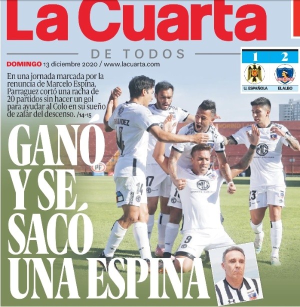 Portada – La Cuarta | Foto: Captura