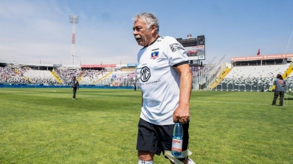 Carlos Caszely en el Estadio Monumental / FOTO: Guille Salazar.