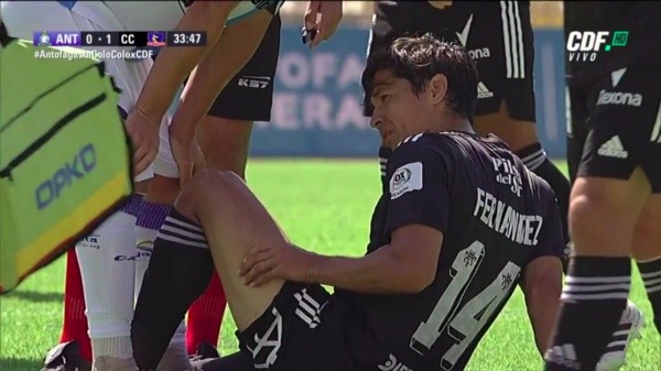 Matías Fernández se lesiona