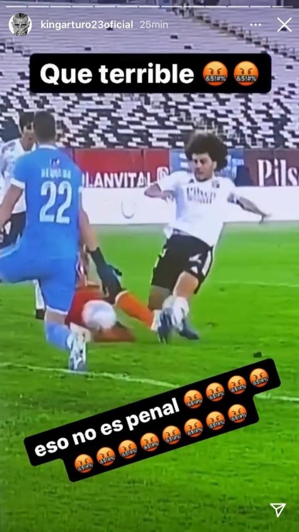 El Rey mostró su molestia en sus redes sociales