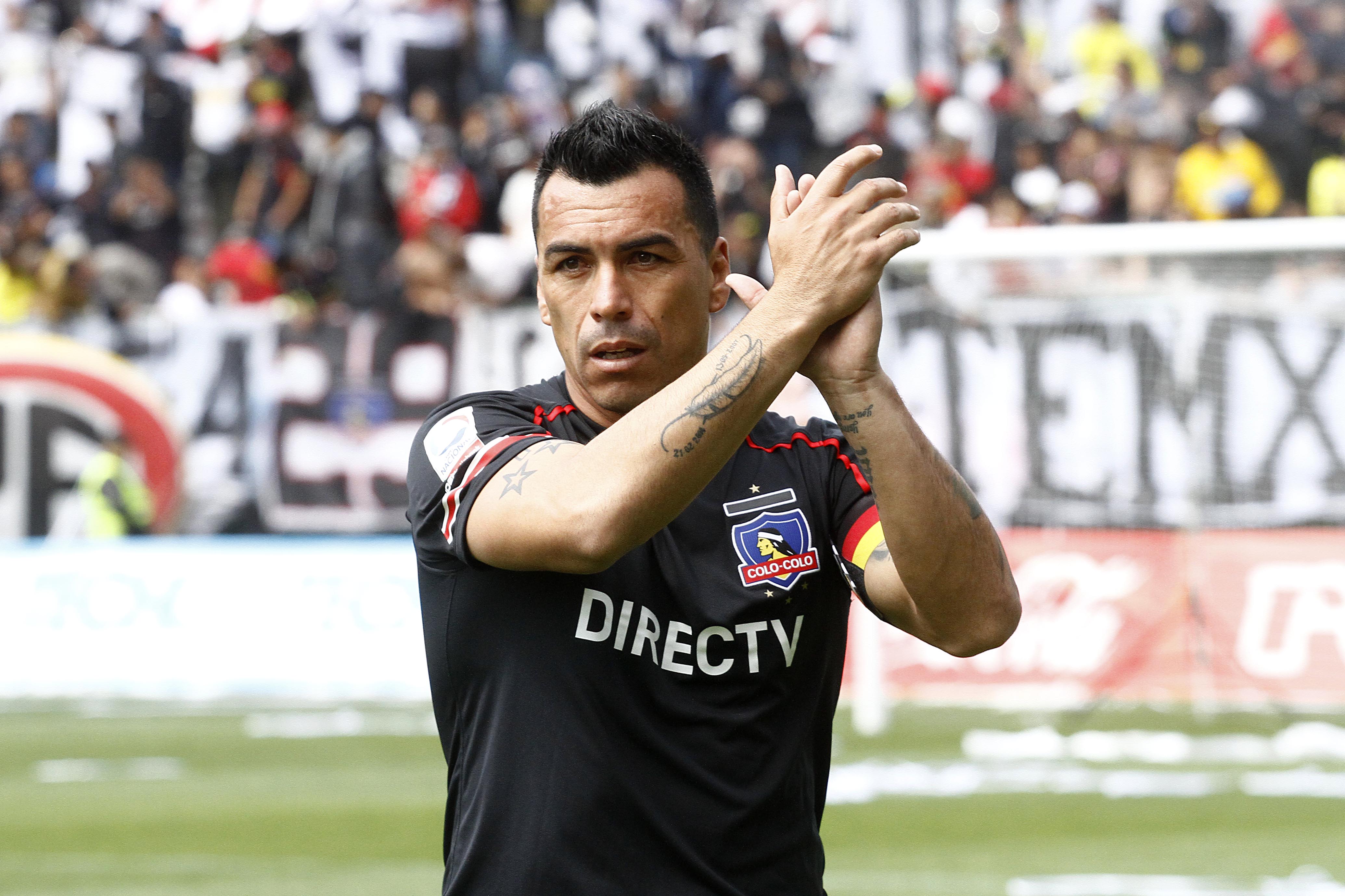 Esteban Paredes regresó a Colo Colo en el 2014 tras un año y medio en México. | Foto: Agencia UNO.
