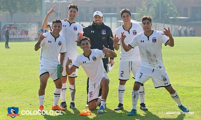 José Aguilera en las inferiores de Colo Colo