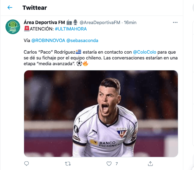 La información que llega de Ecuador