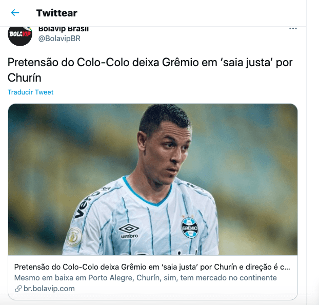 La información de Diego Churín a Colo Colo