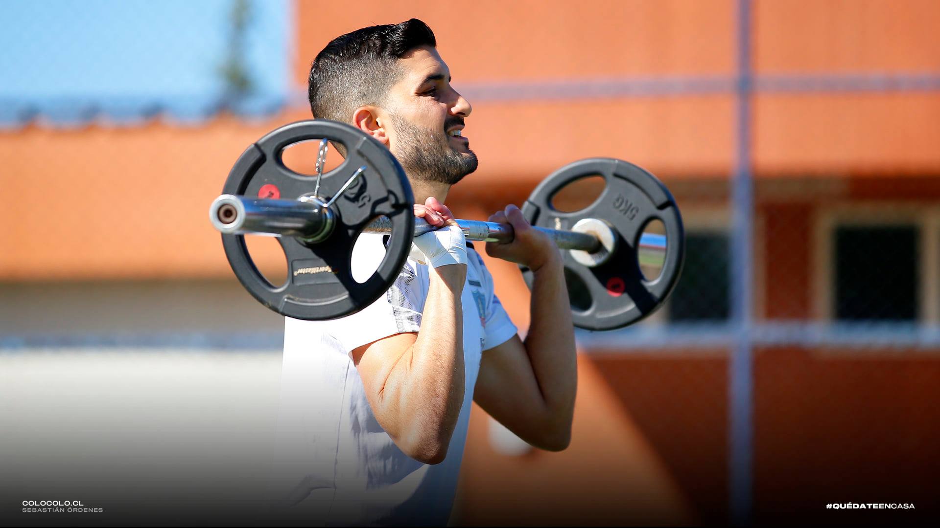 Nicolás Blandi en la pretemporada de Colo Colo