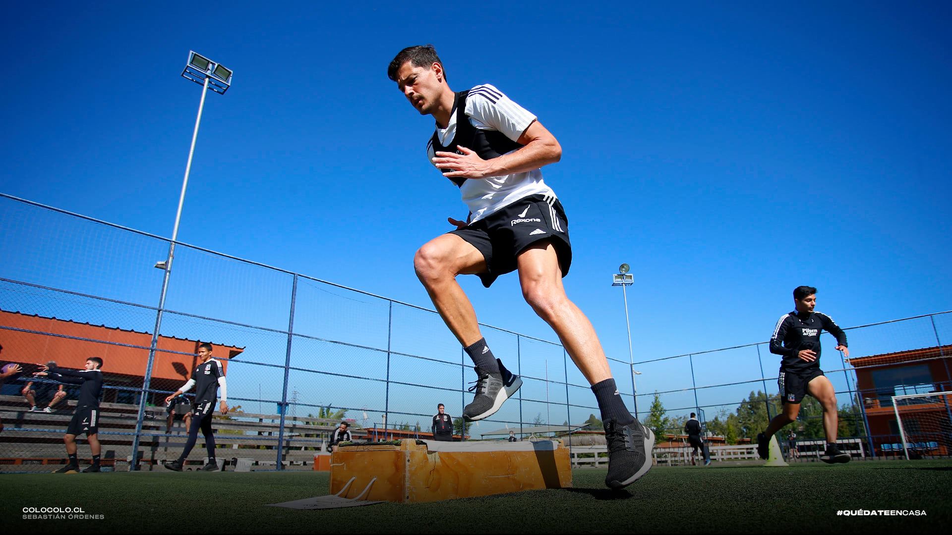 Miiko Albornoz en la pretemporada | Foto: Sebastián Órdenes, Colo Colo Oficial.