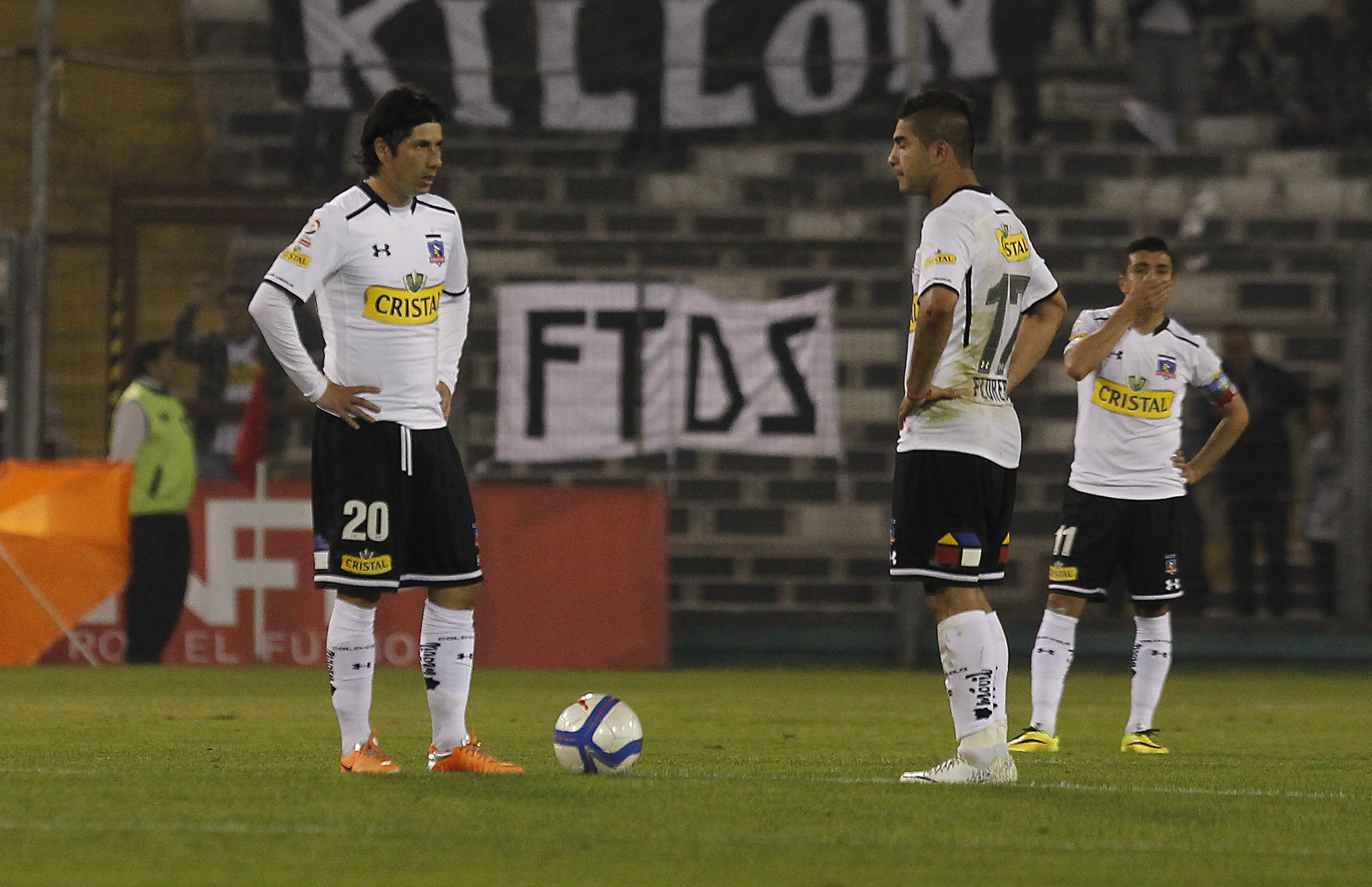 Felipe Flores junto a Jaime Valdés en Colo Colo